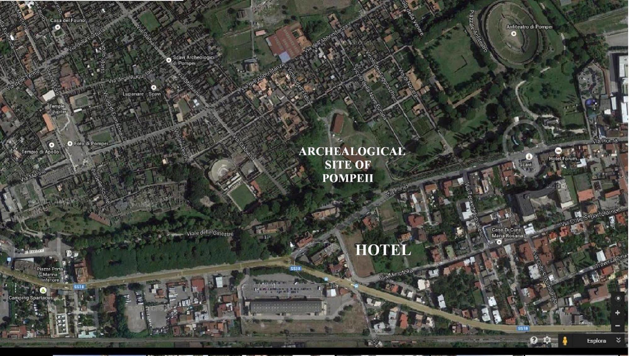 פומפיי Hotel Degli Amici מראה חיצוני תמונה